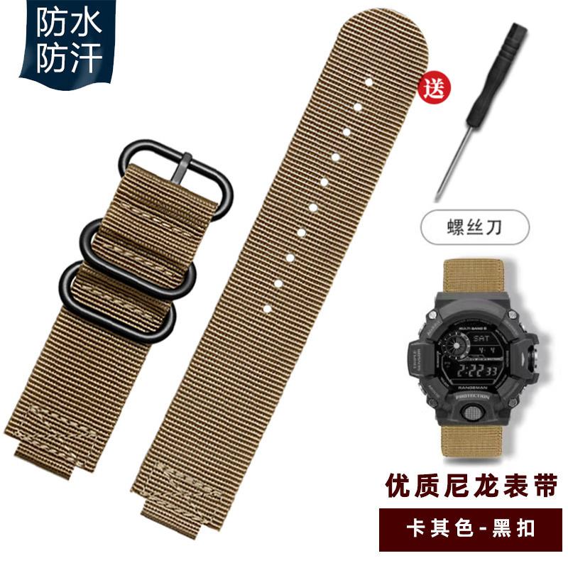 Нейлоновый холщовый ремешок для часов Ремешок для часов Casio G-SHOCK 3410 GW9400 GW9300 мужской Наручный ремешок для спортивных часов 16 мм Браслет Аксессуары