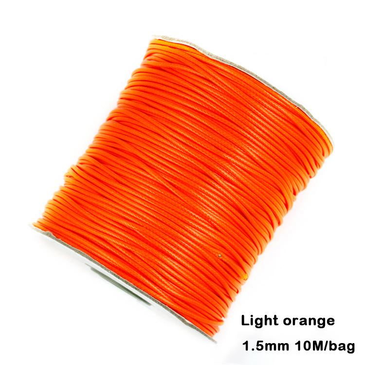 Разноцветные вощеные хлопковые шнуры для макраме, ювелирные бусины, изготовление ювелирных изделий своими руками