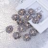 10PcsChrysanthemum Artificial Flowers Head Silk 4cm Fabric Flower For Wedding Decoration DIY Brooches Handmade Craft Accessories
