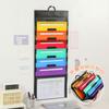 Rainbow Accordion Bag: Handheld or Hanging, Office Document Organizer