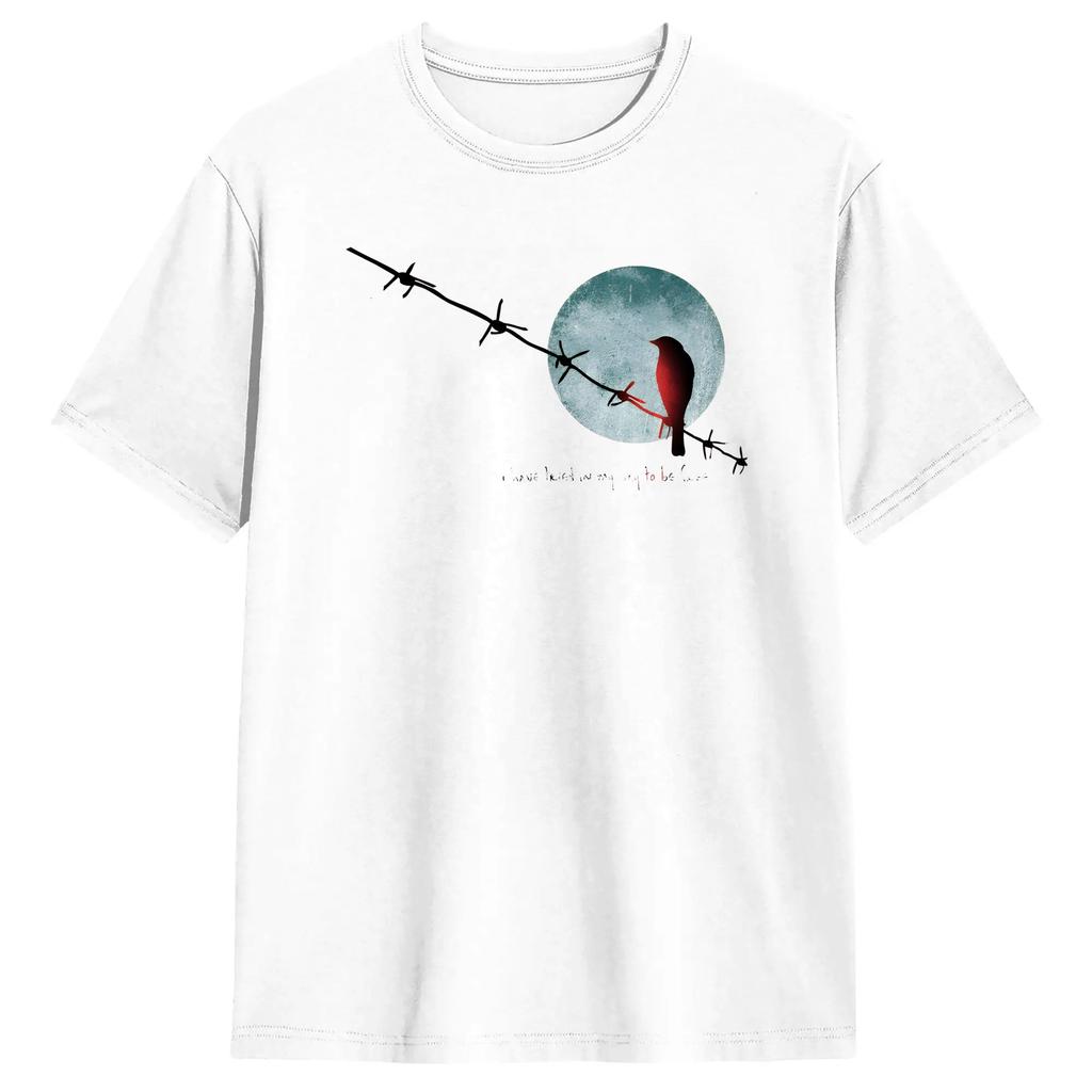 Creative Leonard Cohen Like A Bird On A Wire TShirt Unisex Round Neck Cotton T Shirts Short Sleeve Tees Birthday Present Clothing