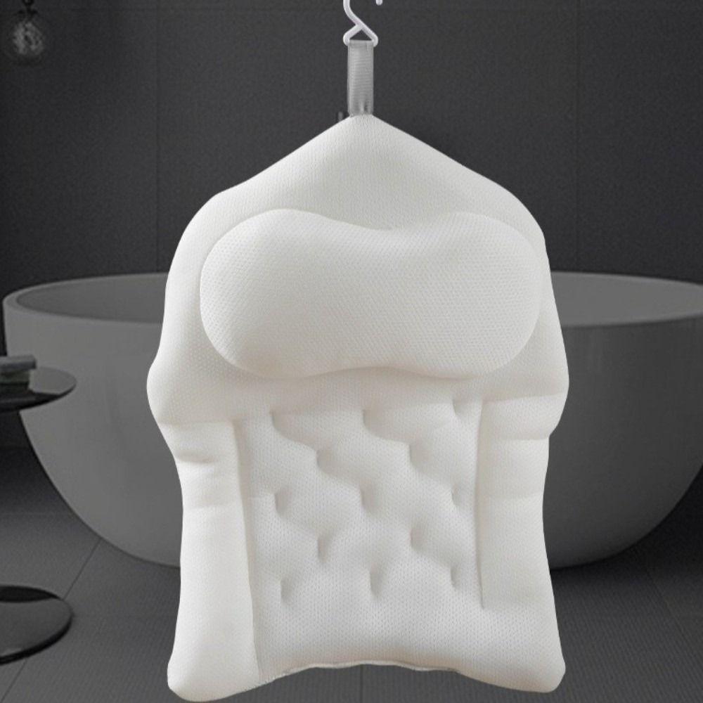 Нескользящая подушка для ванной комнаты Дышащая подушка для спа-ванны Эргономичная подушка для ванны Ванна