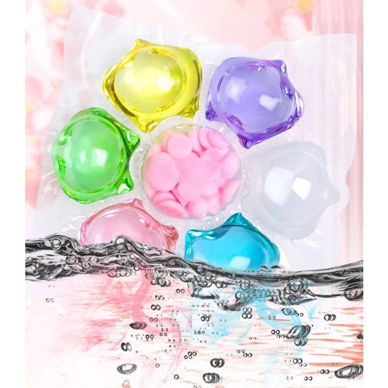 10/20/30PCS Laundry Beads Fragrance Beads Cleaning and Stain Removal Laundry Balls Concentrated Laundry Beads