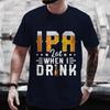 Мужские футболки I PA Lot When I Drink Graphic Y2k Clothing Beer Lover Party Streetwear Casual Short Sleeve T Shirts Oversize