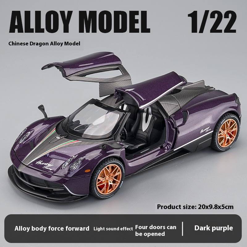 Pagani Huaya Сплав Модель Автомобиля Игрушечная Машинка для Мальчика Машина с Дверями типа «Крыло Чайки» Украшение для Автомобиля Модель Спортивного Автомобиля Подарок