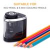 Electric Pencil Sharpener Kids Electric Battery Operated Pencil Sharpener Automated Cordless Sharpener For School Home Office