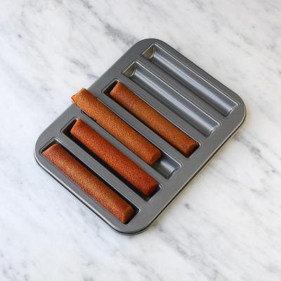 Форма для выпечки 6-гнездная антипригарная для пирожных "Финансье" и "Дамские пальчики"