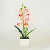 Phalaenopsis Artificial Faux Plants Multi-Bloom Bonsai  Living Room Ornaments