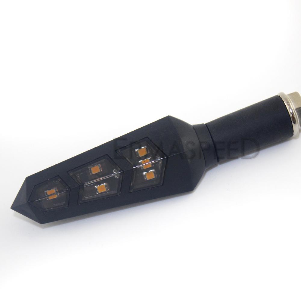 2 пары универсальных сигнальных ламп для мотоцикла, 12 В, индикаторные лампы для мотоцикла, светодиодные указатели поворота для электрического велосипеда