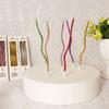 6Pcs Long Cake Candle Spiral Kids Birthday Party Wedding Candle Favor Supplies KTY