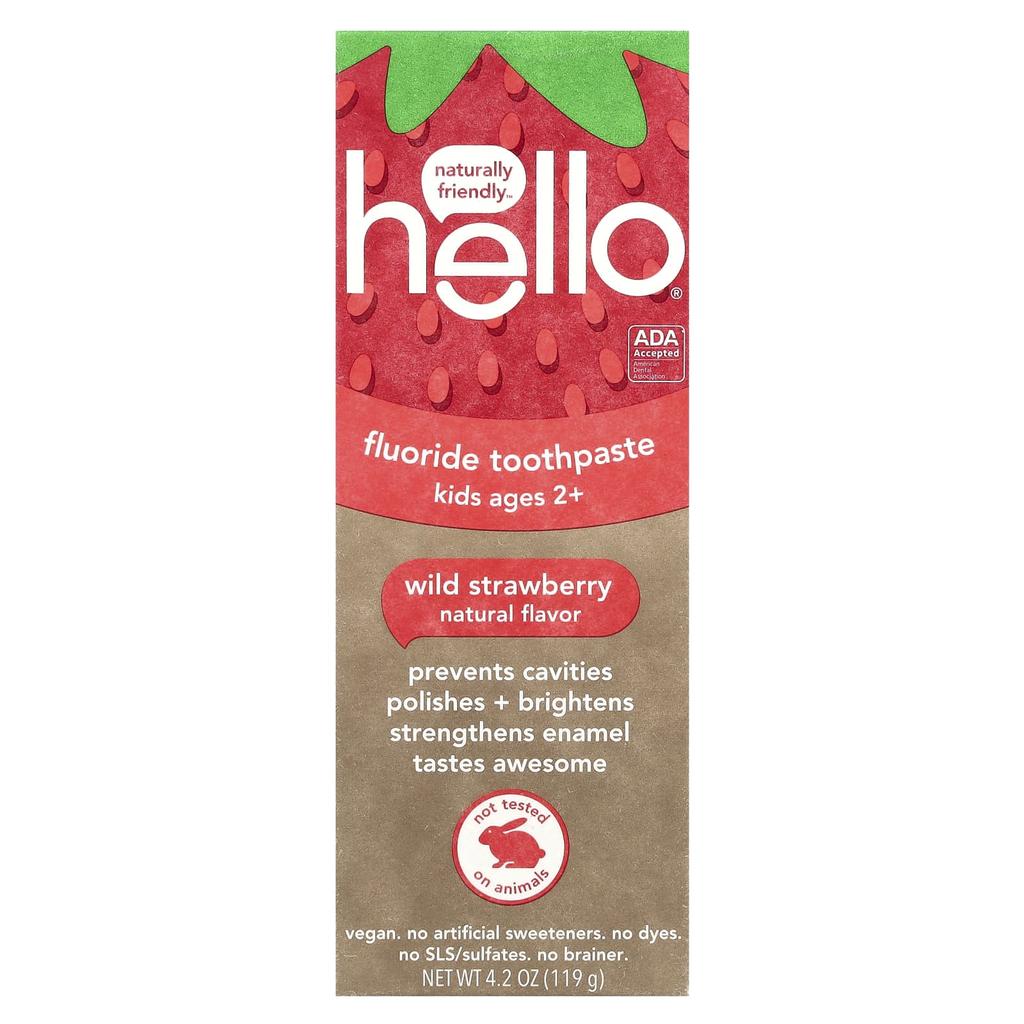 Kids, Fluoride Toothpaste, Ages 2+, Strawberry, 119G(4.2Oz)
