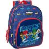 School Backpack - SAFTA - PJMASKS READY - Comfortable - Versatile - 26 X 11 X 34 Cm - Navy Blue