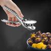 Nutcracker Chestnut Opener Stainless Steel Chestnut Cutter Tool Chestnut Clip Ergonomic Handle Walnut Opener