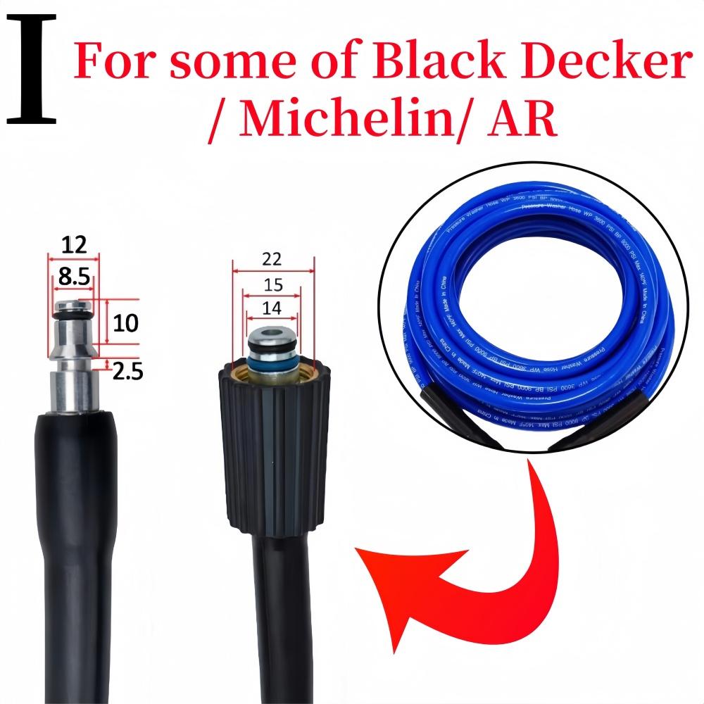 0.5~30m High Pressure Cleaning Machine Hose Car wash Water Cleaning Hose Extension Hose For Karcher Bosch Interskol Lavor Kohler
