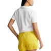 Polo Ralph Lauren Весна-Лето 2023 Повседневная однотонная футболка-поло Женские топы Белый WMPOKNINCU20454-100