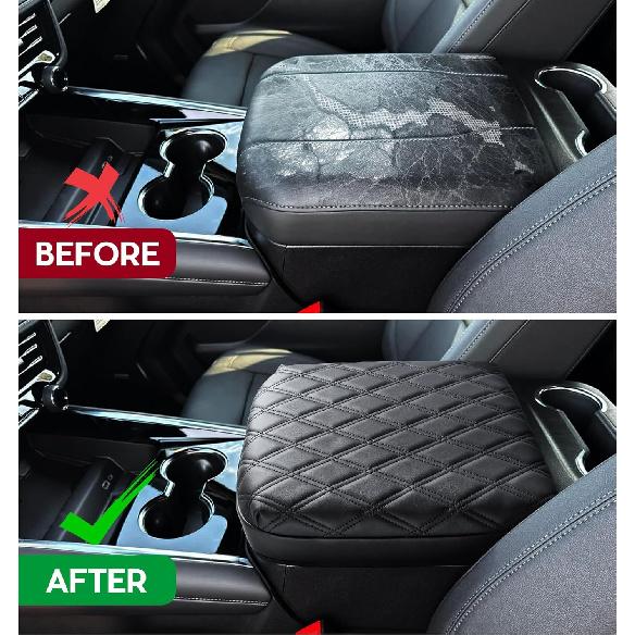 Чехол-подлокотник центральной консоли для Chevy Chevrolet Silverado/GMC Sierra -2024 2025, Tahoe & Suburban & Yukon -2025, Чехол средней консоли из ПУ-кожи