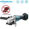 WOYOFDA Бесщеточная электрическая угловая шлифовальная машина DIY Деревообрабатывающий электроинструмент Адаптируйте 125 мм 3 скорости без батареи
