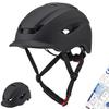 GALGAN Bicycle Helmet for Inches 59 Cycling for Commuting To Work or School Adults, Adjustable, 21.8 - 23.2 (55 - Cm), Unisex, Helmet, (Black)