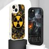 Чехол для телефона с горячим дизайном Stalker 2 Для iPhone 16 15 14 13 12 11 Plus Pro Max Высококачественный силиконовый чехол из натуральной кожи черный