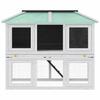 Small Animal Rabbit Hutch 2 Tier Wooden Design