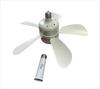 Потолочный вентилятор-светильник с лампочным цоколем E27, адаптером 120мм, потолочным патроном Е27 и пультом