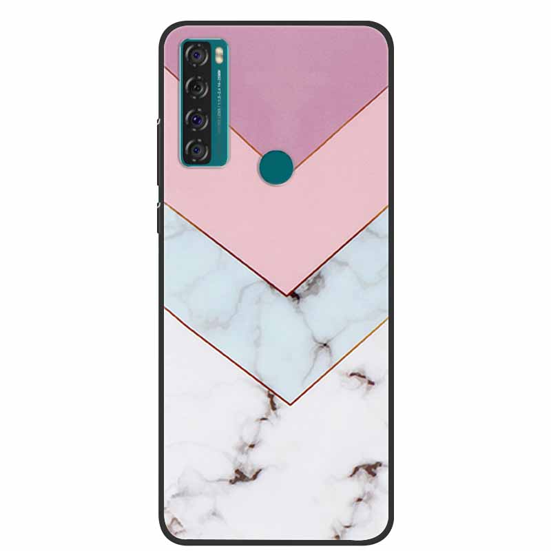 For TCL 20SE Case 20L+ 20L 20S Paint Soft TPU Silicone Phone Cover for TCL 20L Case Coque20s 20 s T775H T774H TCL 20 se 20 Plus