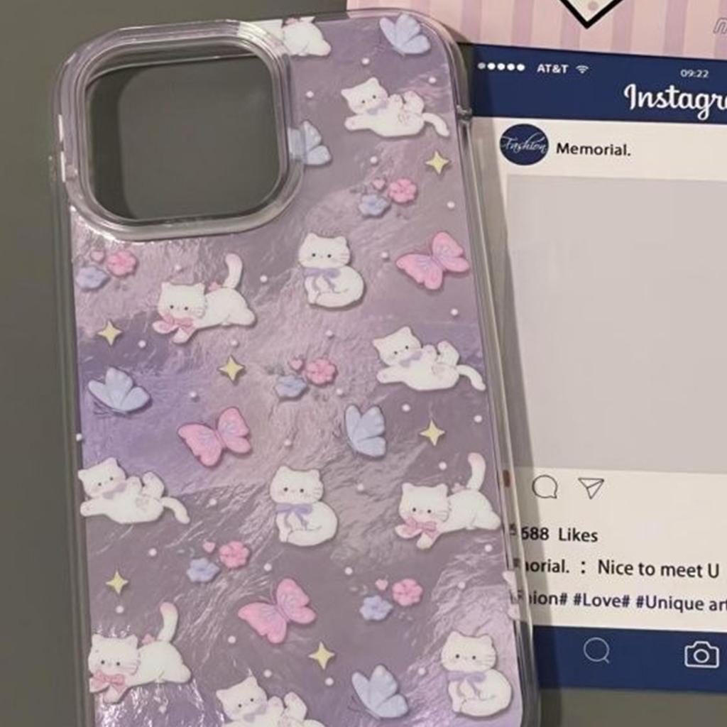 For Apple Phone Case Large Hole Vortex Imd for Apple Phone Protective Case Gradient Phone Case for Apple 14promax Female