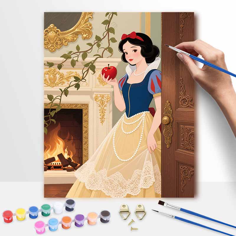 Disney Набор для рисования маслом по номерам Белоснежка ручной работы DIY украшение для дома подарок