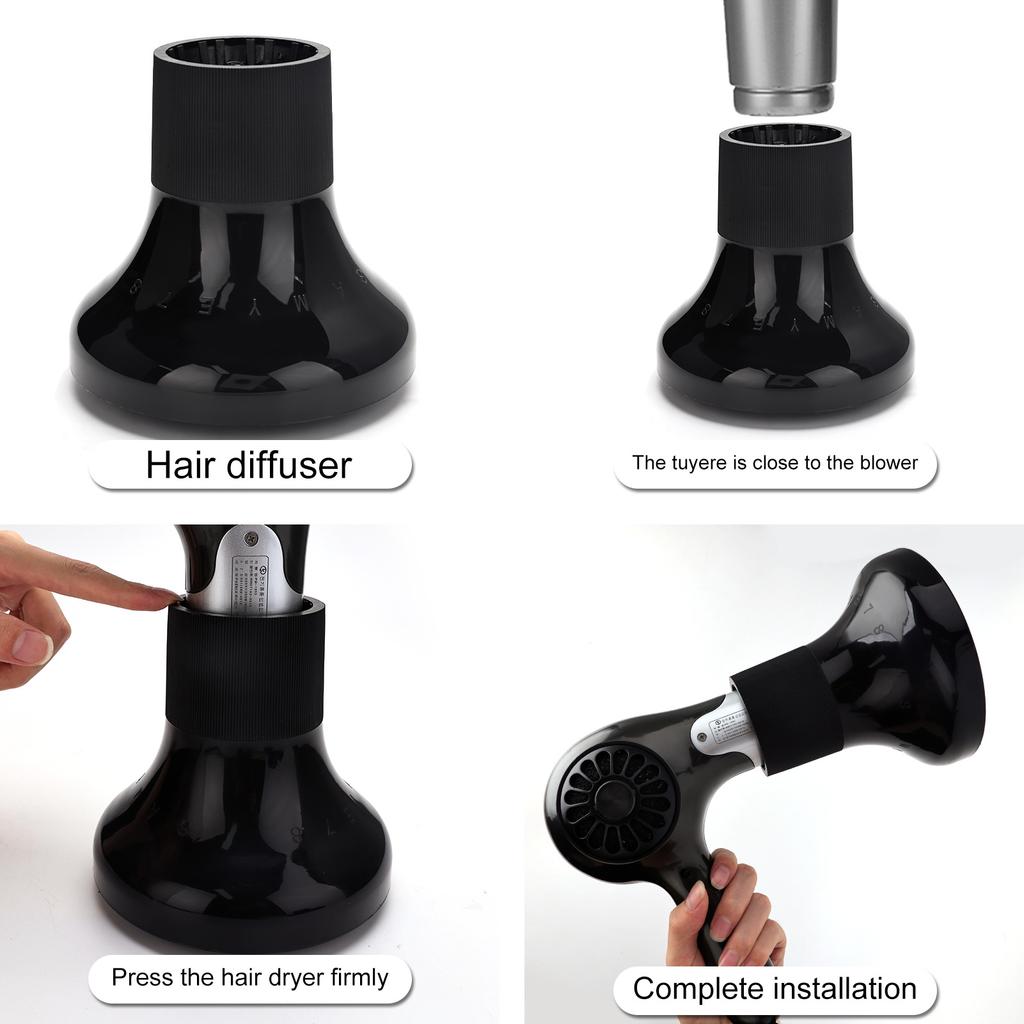 Парикмахерская Фен Диффузор Крышка Термостойкая Парикмахерская Вьющаяся Укладка Уход За Волосами Салон Универсальная версия Инструменты