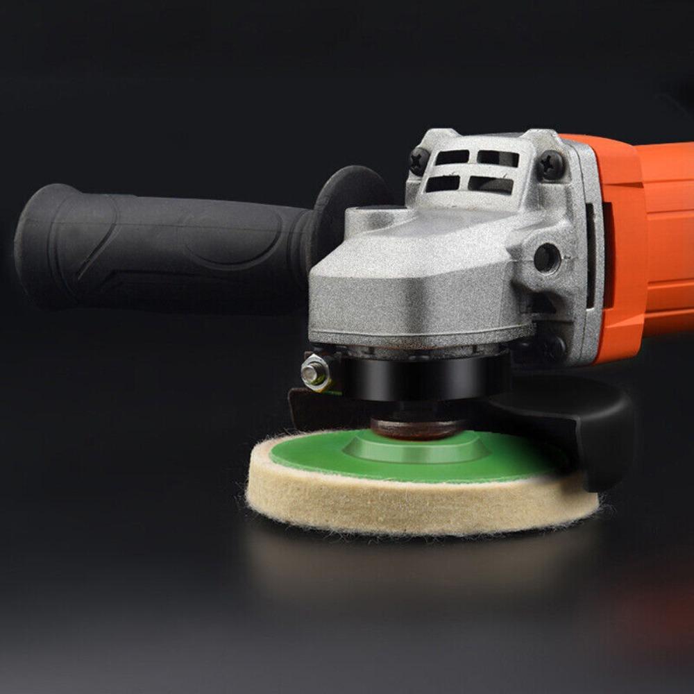 10pcs 4inch Round Wool Wheel Wool Polishing Pads Car Polish Wool Buffing Pad  for Glass Ceramics