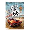 Винтажные металлические жестяные таблички, постеры Route 66, декоративная металлическая табличка, винтажный ретро-декор для гаража, стены бара или клуба.