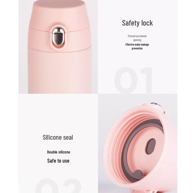 LOCK&LOCK Изолированная спортивная бутылка для воды из нержавеющей стали