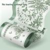 1 roll, 32 pieces, thick mugwort fragrance garbage bag, tear free drawstring, automatic closure, hand-held garbage bag