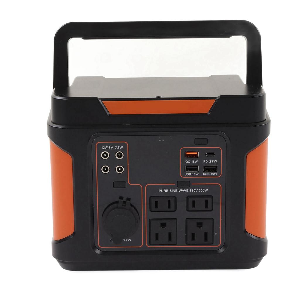 Portable Power Station 300W 80000mah Pure Sine Wave Outdoor Power Supply with Lighter