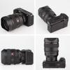 Металлическая квадратная бленда Haoge с байонетом для объективов Sony FE 35mm F1.4 GM, Sony FE50mm F1.4 GM, с металлической крышкой, заменяет ALC-SH0001