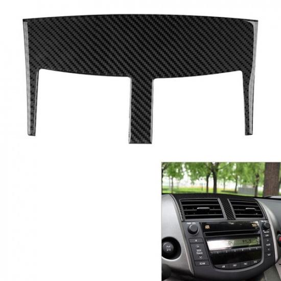 Carbon Fiber Interior Central Air Vent Outlet Cover Fit For RAV4 2006-13