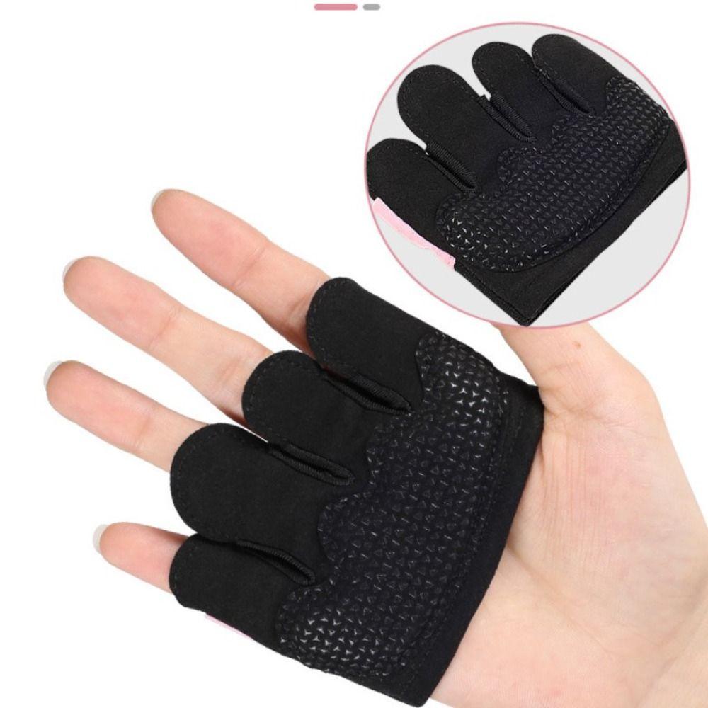 Thickened Half Finger Gloves Stretch Fabric Barbell Short Gloves New Mittens  Sports