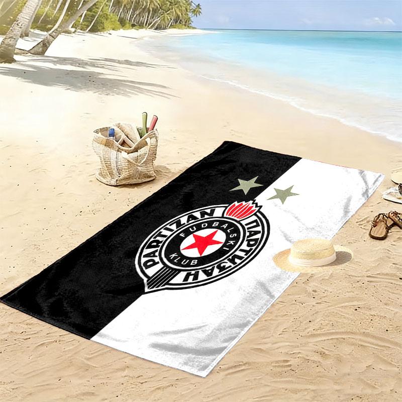 Partizan poster Print Beach Towel, Large Soft Quick Dry Towel for Beach Camping Swimming