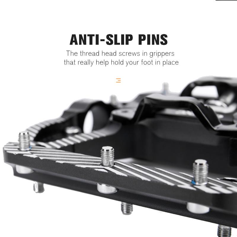 CXWXC CX-150 Bicycle Pedal Dual Function Platform Flat/Clipless Mountain Bike Pedal SPD Cleats 3 Sealed Bearings Road Bike BMX
