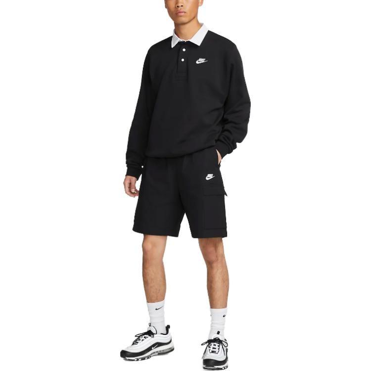Nike Повседневные шорты мужские черные средние FB1247-010