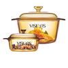 VISIONS Amber Glass Cookware Set 2-Piece