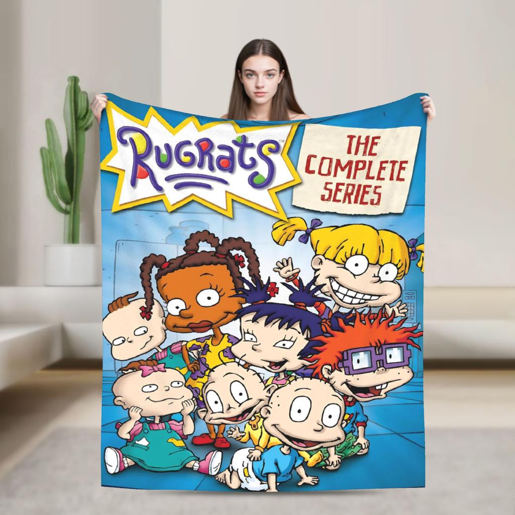 Rugrats Chuckie Finster Blanket Travel Flannel Throw Blanket For Outdoor Super Warm Custom Quality Bedspread Birthday Present