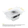 JHWR5 2P Car LED door projector welcome lamp for BMW 1/3/8-series F40 2020 G20 G21 320i 320Li 325i 325Li 330i 330Li 2019 ghost lamp