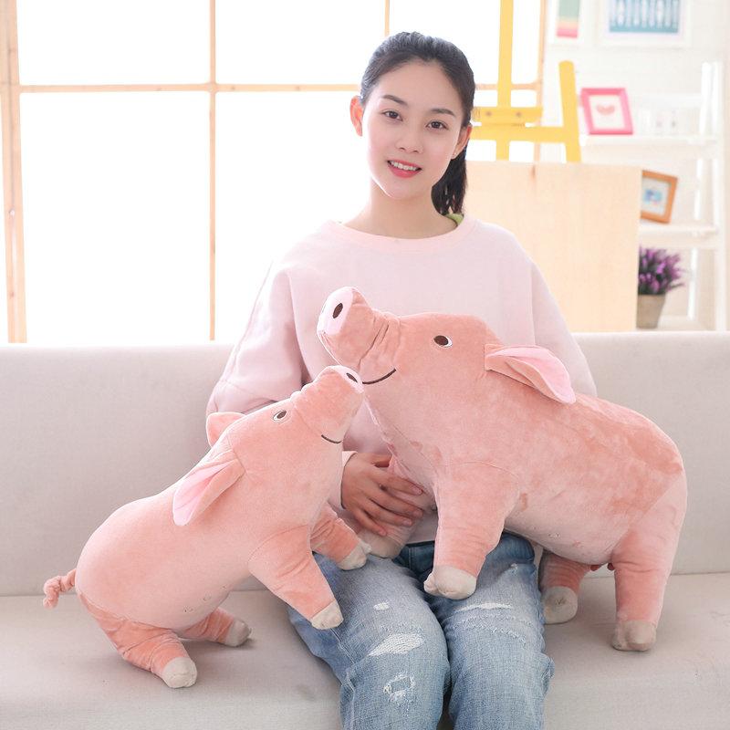 25-60 см Гигантский размер Милая свинка Плюшевая игрушка Мягкое животное Симуляция Свинья Кукла Подарок Игрушка Подарок