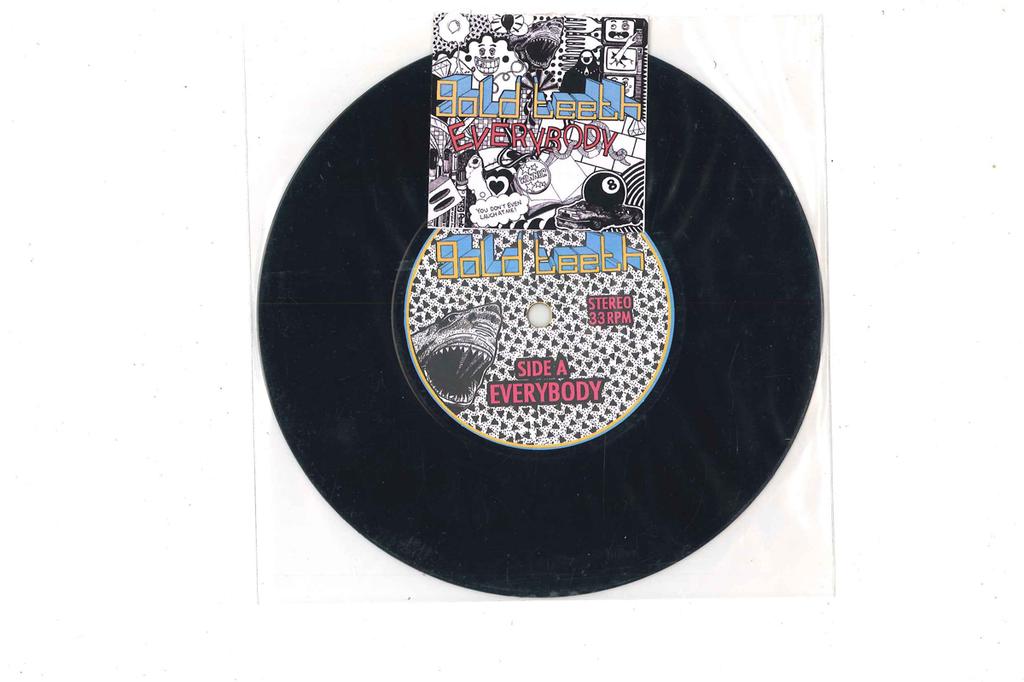 7-дюймовая пластинка GOLD TEETH - Everybody NONE PURE GROOVE 2009 UK Rock Б/у