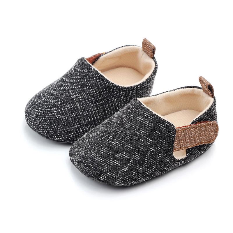New Baby Boy Shoes First Walkers Spring Summer Soft Cotton Non-slip Toddler Shoes For Boys Girl Solid Color Infant Casual Shoes