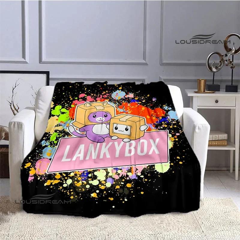 Lankybox Foxy Boxy милое одеяло теплое одеяло с фланцем мягкое и удобное одеяло домашнее дорожное одеяло подкладка для кровати подарок на день рождения