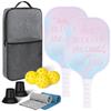 Ракетка и мяч для пиклбола из углеродного волокна, подарочный набор для занятий спортом на открытом воздухе