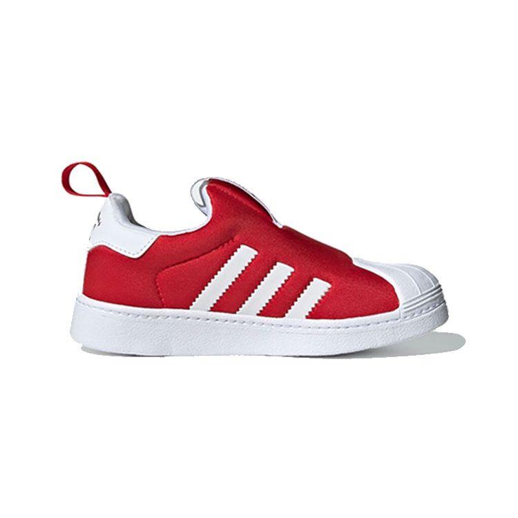 Кроссовки Hello Kitty x adidas Superstar 360 C Ярко-красные Детские Облачно-белые Основной черный GY9211