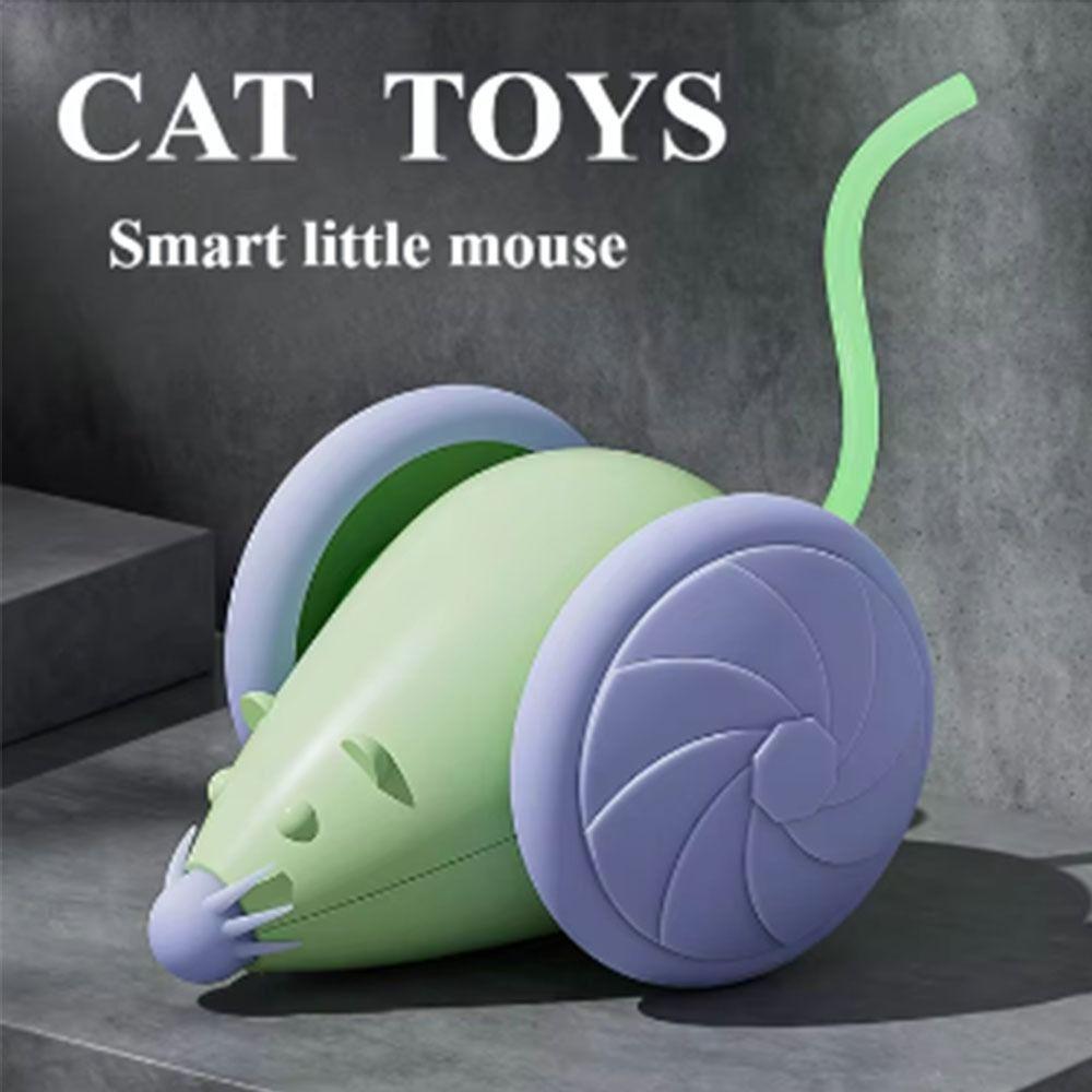 Lazy Interaction Electric Mouse Cat Toy Interactive Simulated Mouse Toy  Cats